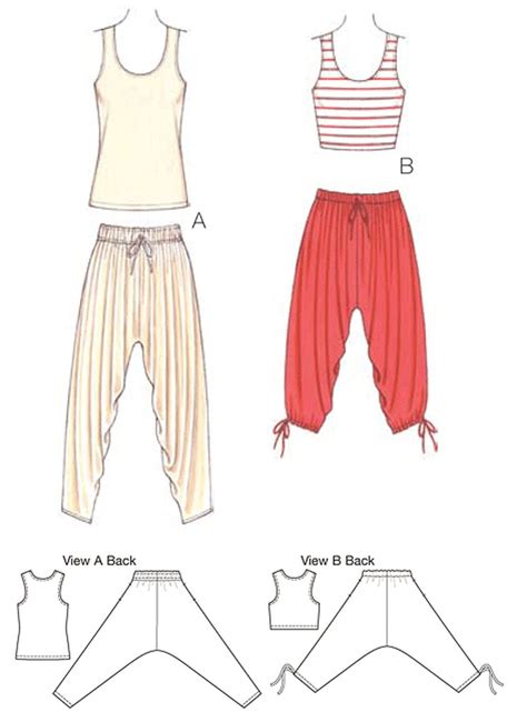 genie pants sewing pattern